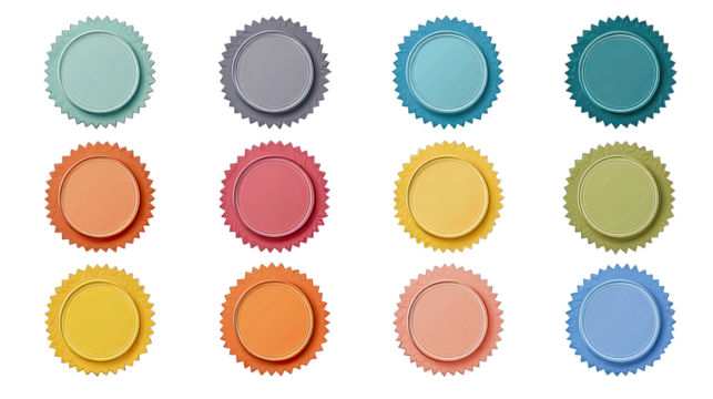 Colorful circular design