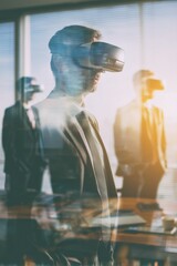 Professionals Engaging with CuttingEdge Virtual Reality for Enhanced Business Operations