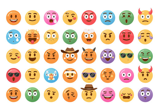 Emoji Vector Pack Unique Expressions with Variations