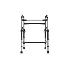 Modern Aluminum Rollator Walker for Seniors and the Elderly - Front View