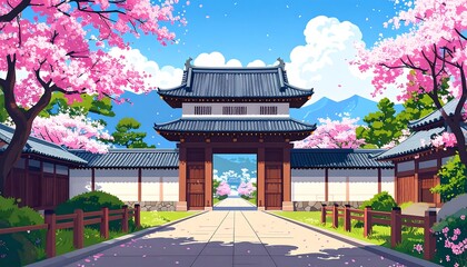 Cherry Blossom Gate