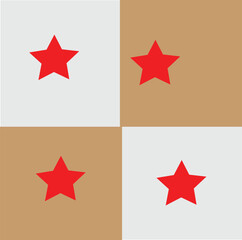 Fototapeta premium vector illustration of a star icon design