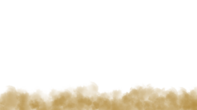 Lower edge dusty smoke PNG, subtle bottom dust overlay, soft lower fog texture, transparent background powder effect