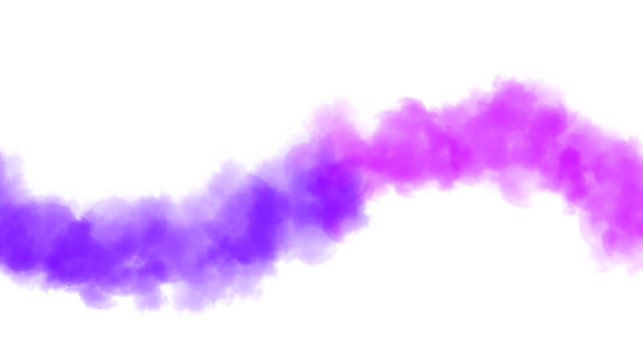 Purple and pink smoky gradient PNG, purple-pink watercolor smoke effect, dreamy fog overlay, transparent background