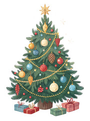 Christmas Tree With Transparent Background