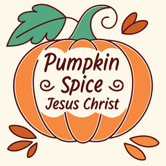 Fototapeta premium this image is a festive illustration of a pumpkin .eps