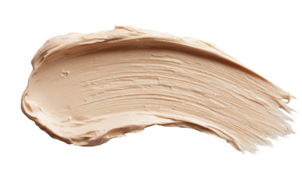 Light beige cream smear