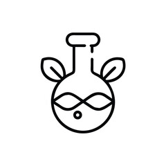 Obraz premium Science Lab Icon, Microscope Icon, Atomic Structure Icon, DNA Helix Icon, Chemistry Flask Icon