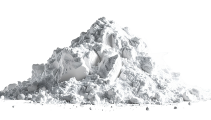 Pile of white powder
