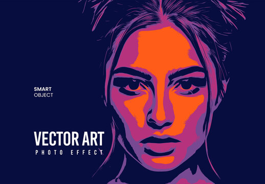 Vector Art Photo Effect
