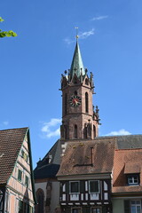 Fototapeta premium St.-Gallus-Kirche in Ladenburg