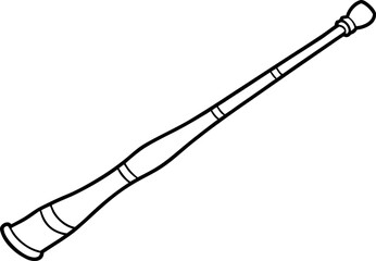 Australian Aboriginal Wind Instrument Outline