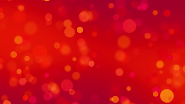 autumn orange and golden yellow colors bokeh lights astract animation , christmas and thanksgiving fall season motion background