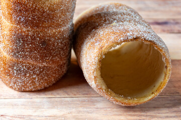 Traditional Hungarian dessert Chimney Cake