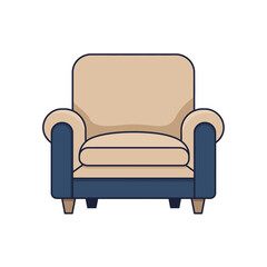 Comfortable armchair design cozy seating furniture home decor accent piece studio style