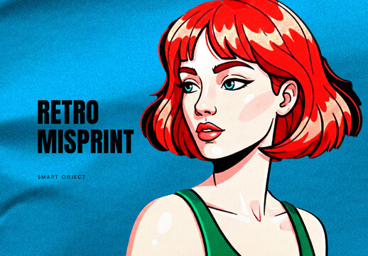 Retro Misprint Photo Effect