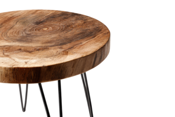 Close-up of a rustic wooden table top