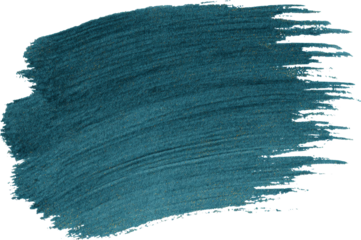 Oceanic Acrylic: A brush stroke of teal artistry on canvas texture