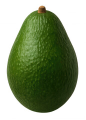 Farm Fresh Avocado Isolated on Transparent Background PNG File