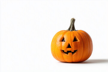 Fototapeta premium Spooky Happy Halloween Illustration with Pumpkins