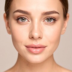 Fototapeta premium Woman's beautiful face