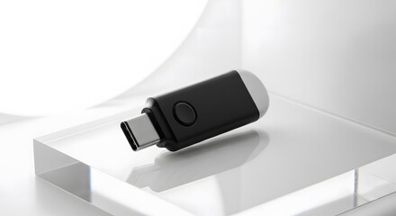 Sleek, compact USB-C adapter for versatile connectivity and data transfer