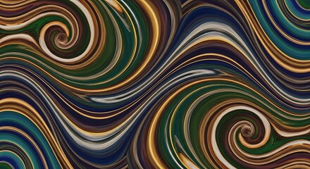Fototapeta premium Abstract Swirling Patterns.