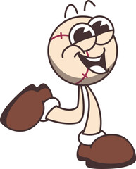 Baseball Ball Character