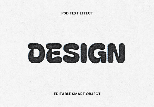 Vintage Stamp Print Text Effect