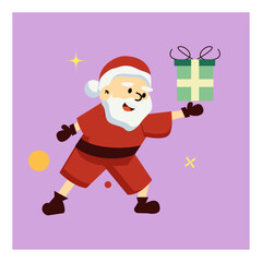 Santa Claus Illustration Christmas Gift