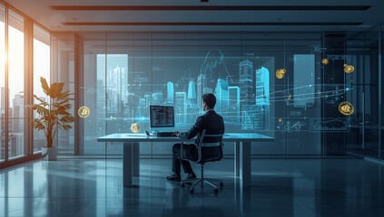 business meeting in office