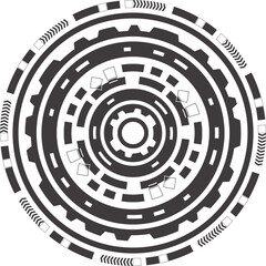 black and white abstract background