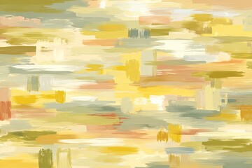 Abstract horizontal brushstrokes in muted earth tones