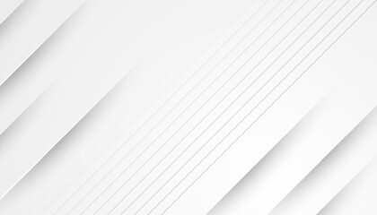 Simple abstract white banner for an elegant look