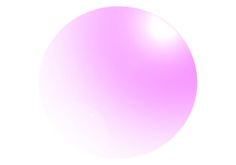 Pink colour gradient round effect, global with lens effect png.