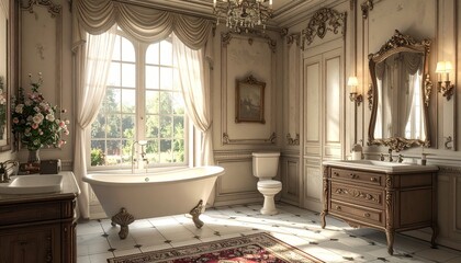 interior of a modern bathroom