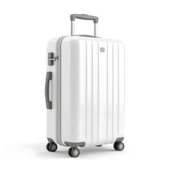 White Travel Luggage Suitcase