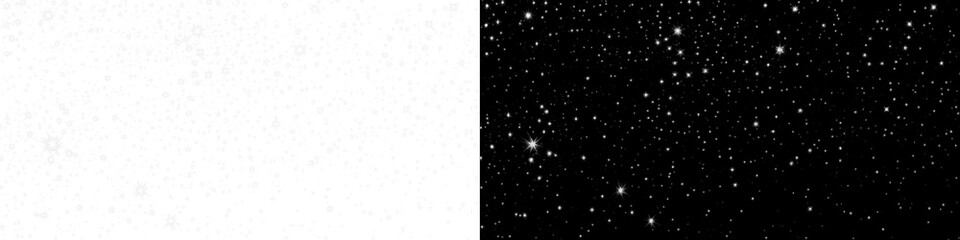 A starry PNG graphic overlay design with transparent stars for © Sergey