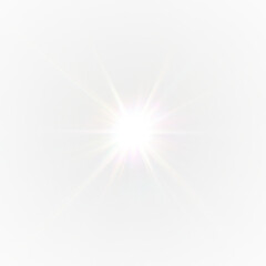 Sunlight flare PNG transparent overlay for creative designs and projects.