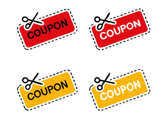 Discount Coupon Icon vector Illustration