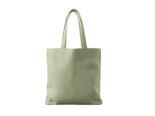 Plain cream-colored tote bag with handles