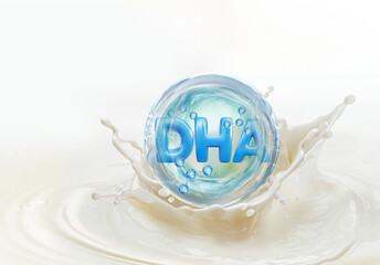 dha vitamin concept