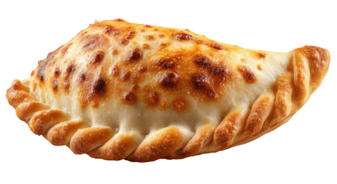 Golden-brown, flaky pastry pocket