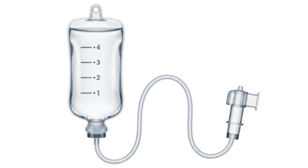 Isolated IV Drip Bag Fluid Medicine Intravenous Tube Medical Treatment Equipment Health Care