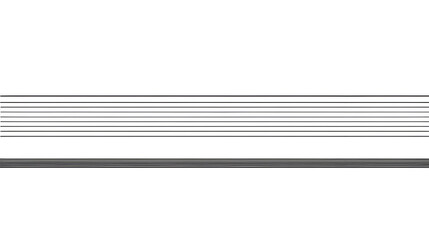 Single black dashed horizontal line on white. Minimalist abstract graphic great for clean design, decorative dividers, modern layouts, and creative illustration projects.