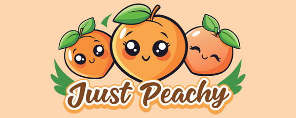 Cartoon Peach Character – Cute Fruit Illustration, Funny Peach Cartoon Vector, Kids Friendly Peach Character, Smiling Peach Comic Artwork, Adorable Cartoon Fruit Clipart, Peach Mascot Cute Character, 