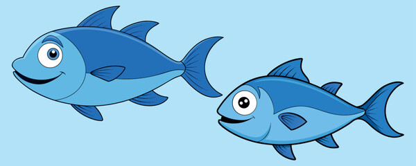 Cartoon Shark Character – Fish, Sea, Ocean, Marine, Animal, Cute, Cartoon, Funny, Predator, Blue, Vector, Illustration, Smiling, Water, Flat, Icon, Character, Child

