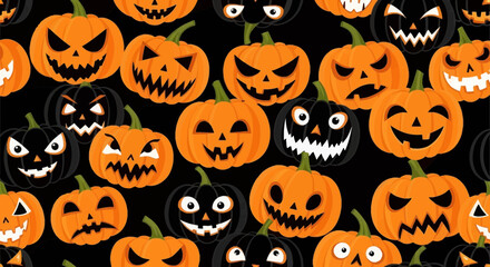 halloween seamless background
