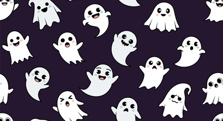 halloween seamless background