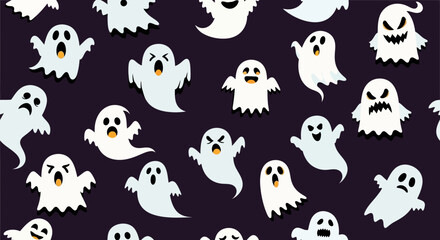 halloween seamless background